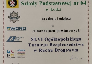 Dyplom dla szkoły