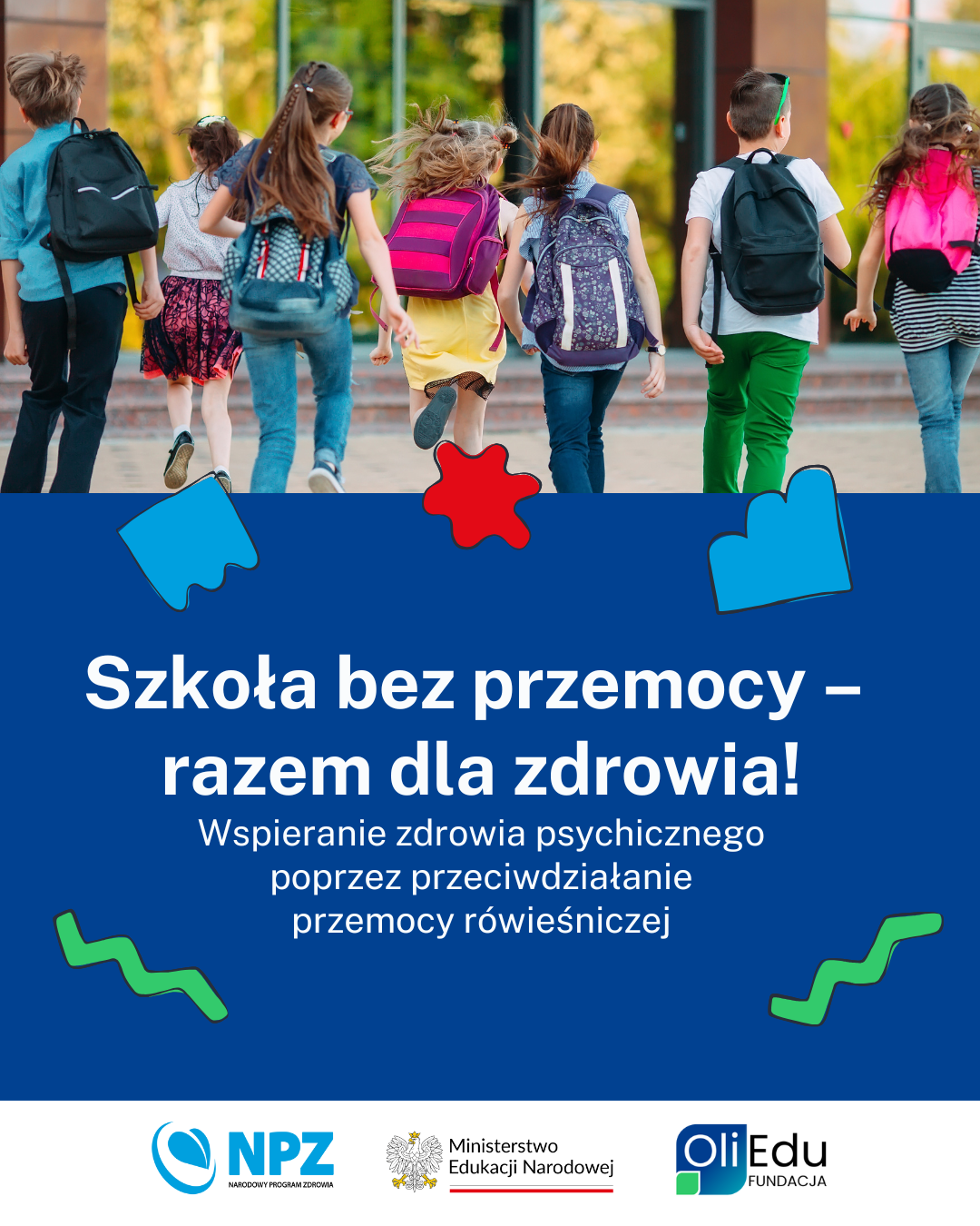 Plakat informacyjny dotyczący projektu