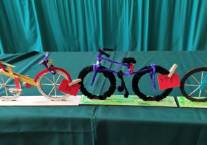 Wystawa modeli rowerów