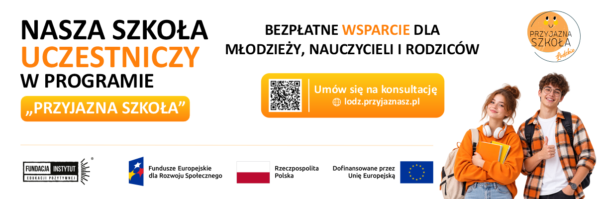 "Przyjazna Szkoła" - baner