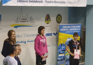 Maja na 3 stopniu podium.