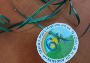Medal wykonany przez uczniów klas 1-3