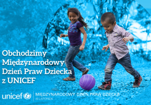 Plakat promujący Międzynarodowy Dzień Praw Dziecka