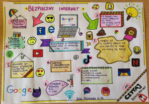 Plakat - "Bezpieczny Internet"