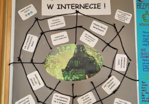 Plakat - "Bądź bezpieczny w Internecie!"