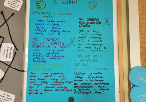 Plakat - "Bezpieczne korzystanie z sieci"