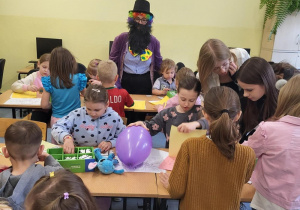 Pan Kleks w pracowni małych robotów