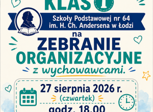 Zebranie organizacyjne - plakat