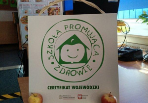 Certyfikat Wojewódzki "Szkoła Promująca zdrowie".