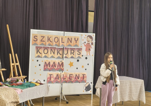 Występ uczestniczki konkursu