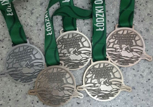 5 medali z Mistrzostw Województwa Łódzkiego w pływaniu.