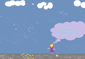 Ilustracja baśni "Dziewczynka z zapałkami"