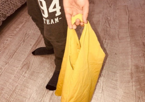 Żółta torba na duże zakupy