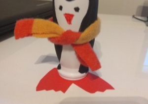 Pingwinek z szalikiem