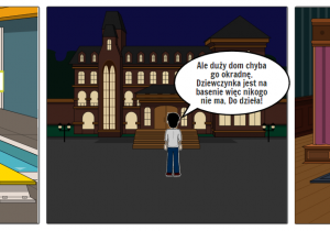 Komiks Noemi Bijak z klasy 6f - "Zastanów się, zanim coś zamieścisz w sieci"