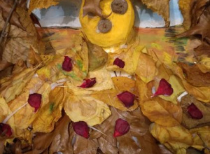 Świetlicowy konkurs plastyczny "Pani Jesień – liściem malowana"