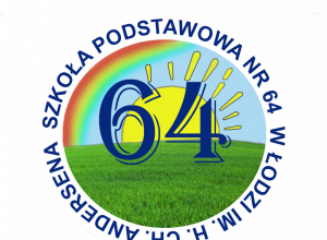 Logo SP64 w Łodzi