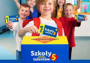 Plakat - Przekazuj Nam Talenciaki na sprzęt dla dzieci