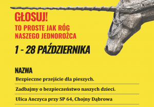 Plakat - Budżet Obywatelski - projekt osiedlowy