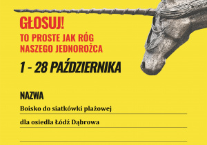 Plakat - Budżet Obywatelski - projekt ponadosiedlowy