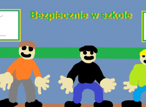 "Bezpieczna szkoła" - grafiki komputerowe