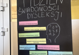 Plakat "Tydzień Świadomości Dysleksji"